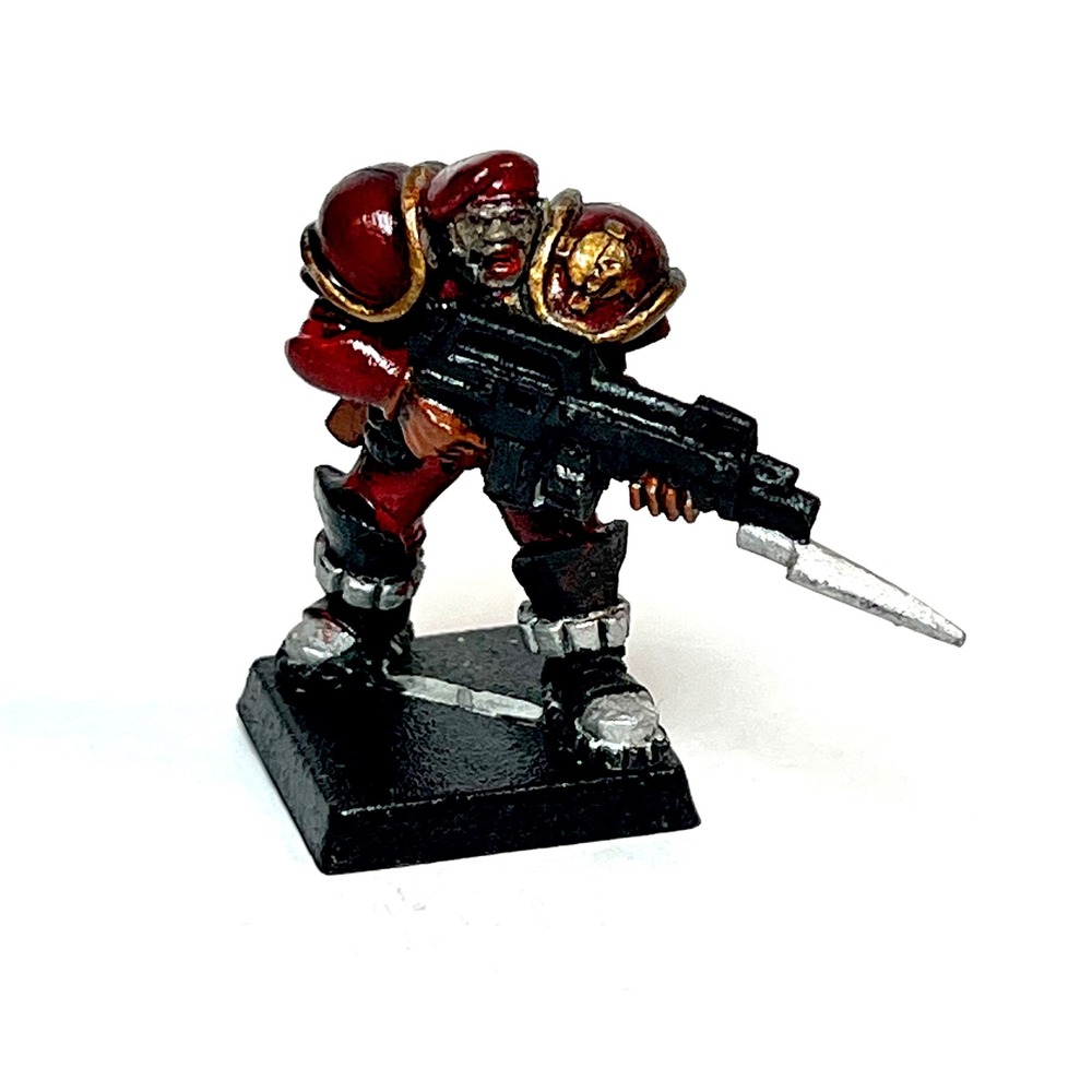 Warhammer 40k Rogue Trader Metal Space Marine Imperial Guard Painted Vintage